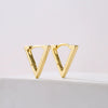 Alloy Geometric Fivepointed Star Square Light Luxury Electroplated Women's Earrings