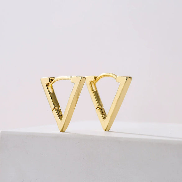 Alloy Geometric Fivepointed Star Square Light Luxury Electroplated Women's Earrings