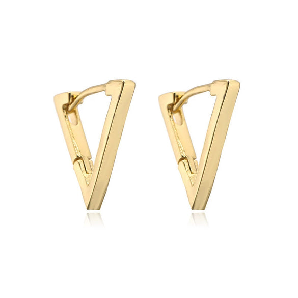 Alloy Geometric Fivepointed Star Square Light Luxury Electroplated Women's Earrings