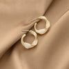 Alloy Geometric Flower Enamel Electroplated Women's Earrings