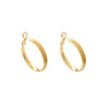 Alloy Geometric Frosted Women's Earrings With Electroplating