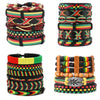 Alloy Geometric Hand Knitted Vintage Style Loop Maple Leaf Multilayer Bouncing Rope Bracelet