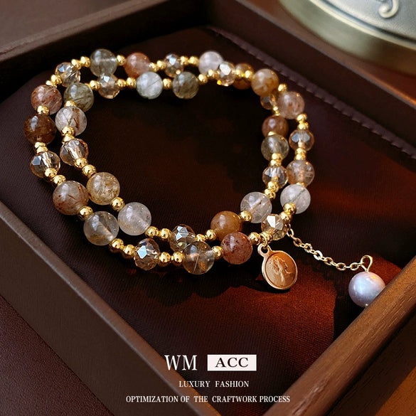Alloy Geometric Handmade Multilayer Women's Crystal Bracelet