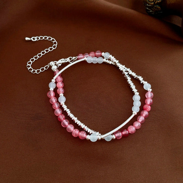 Alloy Geometric Handmade Multilayer Women's Crystal Bracelet