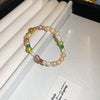 Alloy Geometric Handmade Multilayer Women's Crystal Bracelet