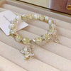 Alloy Geometric Handmade Multilayer Women's Crystal Bracelet