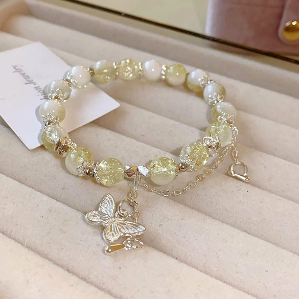 Alloy Geometric Handmade Multilayer Women's Crystal Bracelet