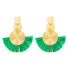 Alloy Geometric Handmade Tassel And Fanshaped Earrings For Women