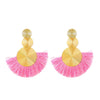 Alloy Geometric Handmade Tassel And Fanshaped Earrings For Women