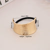 Alloy Geometric High Elastic Bow Hair Rope Hair Accessories Electroplated