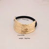 Alloy Geometric High Elastic Bow Hair Rope Hair Accessories Electroplated
