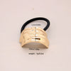 Alloy Geometric High Elastic Bow Hair Rope Hair Accessories Electroplated