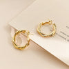 Alloy Geometric High Sense Electroplated Women's Earrings And Ring
