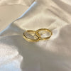 Alloy Geometric High Sense Electroplated Women's Earrings And Ring