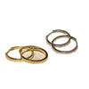 Alloy Geometric High Sense Electroplated Women's Earrings And Ring