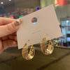 Alloy Geometric High Sense Electroplated Women's Earrings And Ring