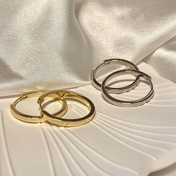 Alloy Geometric High Sense Electroplated Women's Earrings And Ring