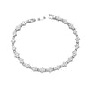 Alloy Geometric Hip Hop Tennis Bracelet Electroplated Unisex Men's Accessories
