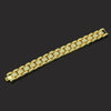 Alloy Geometric Hiphop Style Men's Diamondencrusted Bracelet Jewelry Supply
