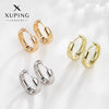 Alloy Geometric Hoop Earrings For Women Electroplated Simple Cold Style