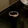 Alloy Geometric Inlaid Zircon Women's Ring Luxury Jewelry