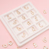Alloy Geometric Irregular Alphabet Beads Handmade Bracelet Jewelry Accessories