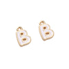 Alloy Geometric Irregular Alphabet Beads Handmade Bracelet Jewelry Accessories