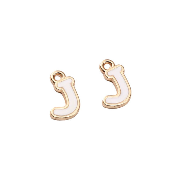 Alloy Geometric Irregular Alphabet Beads Handmade Bracelet Jewelry Accessories