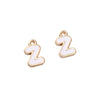 Alloy Geometric Irregular Alphabet Beads Handmade Bracelet Jewelry Accessories