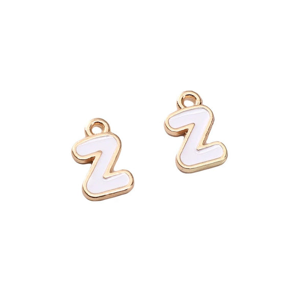Alloy Geometric Irregular Alphabet Beads Handmade Bracelet Jewelry Accessories