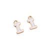 Alloy Geometric Irregular Alphabet Beads Handmade Bracelet Jewelry Accessories