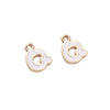 Alloy Geometric Irregular Alphabet Beads Handmade Bracelet Jewelry Accessories