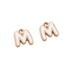 Alloy Geometric Irregular Alphabet Beads Handmade Bracelet Jewelry Accessories