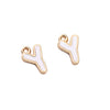 Alloy Geometric Irregular Alphabet Beads Handmade Bracelet Jewelry Accessories