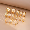 Alloy Geometric Irregular Opening Water Drop Ring Electroplating Women's Fashion Ring