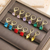 Alloy Geometric Light Luxury Electroplating Women's Earrings Sixpiece Set Jewelry