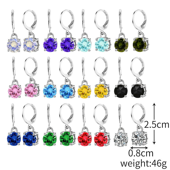 Alloy Geometric Light Luxury Electroplating Women's Earrings Sixpiece Set Jewelry