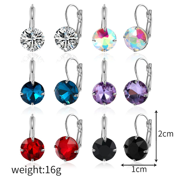 Alloy Geometric Light Luxury Electroplating Women's Earrings Sixpiece Set Jewelry