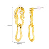 Alloy Geometric Light Luxury Women's Earrings Jewelry Piercing