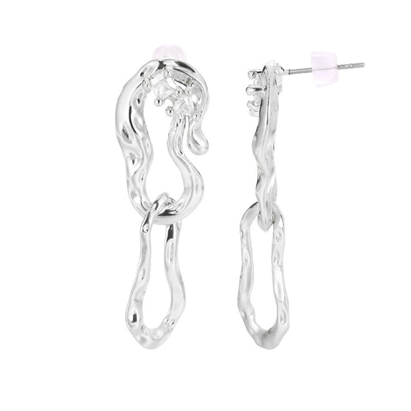 Alloy Geometric Light Luxury Women's Earrings Jewelry Piercing