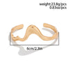 Alloy Geometric Liquid Lava Metal Women's Anklet Jewelry