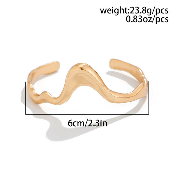 Alloy Geometric Liquid Lava Metal Women's Anklet Jewelry