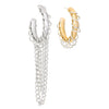 Alloy Geometric Long Tassel Chain Earrings For Women Electroplated