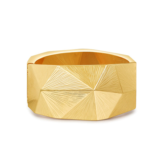 Alloy Geometric Metal Bracelets Electroplated Diamondencrusted Multilayered Glossy Hollow Open For Women