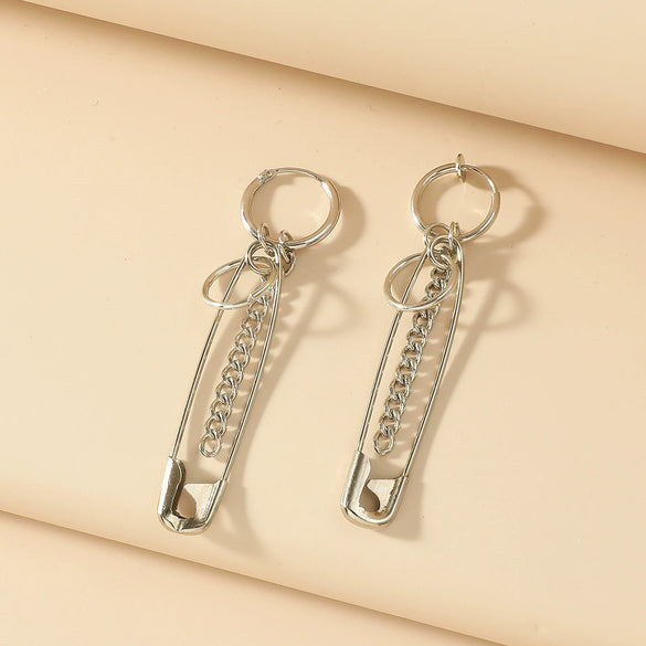 Alloy Geometric Micropaved Zircon Electroplated Paperclip Bracelet For Women