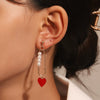 Alloy Geometric Micropaved Zircon Electroplated Paperclip Bracelet For Women