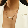 Alloy Geometric Micropaved Zircon Electroplated Paperclip Bracelet For Women