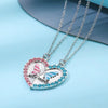 Alloy Geometric Minimalist Electroplated Twopiece Set Necklace With Stars Moon And Sun Splicing