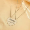 Alloy Geometric Minimalist Electroplated Twopiece Set Necklace With Stars Moon And Sun Splicing