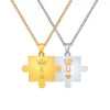 Alloy Geometric Minimalist Electroplated Twopiece Set Necklace With Stars Moon And Sun Splicing